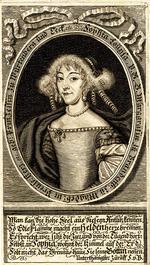 Sandrart, Jacob, von - Portrait of Sophie Louise of Württemberg-Stuttgart (1642-1702), Margravine of Brandenburg-Bayreuth