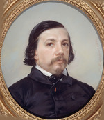 Riesener, Léon - Portrait of the poet Théophile Gautier (1811-1872)