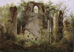 Friedrich, Caspar David - Monastery ruin Eldena near Greifswald 