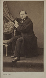 Petit, Pierre - Portrait of the poet Théodore de Banville (1823-1891)