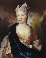 Largillière, Nicolas, de - Portrait of Marie Anne de Bourbon-Condé (1678-1718), Duchess of Vendôme