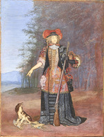 Werner, Joseph - Portrait of Elizabeth Charlotte, Princess Palatine (1652-1722), Duchess of Orléans