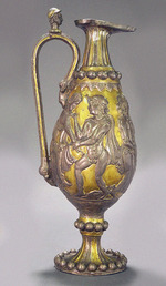 Sassanian Art - Gold and Silver Kettle