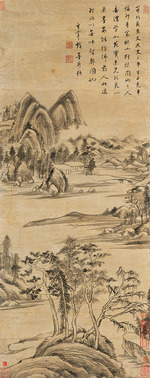 Dong Qichang - Illustration to the Poem by Lin Hejing