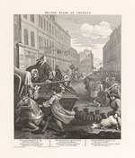 Hogarth, William - Second stage of cruelty. Series The four stages of cruelty