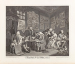 Hogarth, William - Marriage a la Mode. Plate I: The Marriage Settlement 