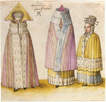 Dürer, Albrecht - Winter dress of three ladies from Livonia 