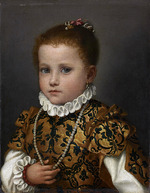 Moroni, Giovan Battista - Portrait of a little girl from the Redetti family