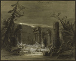 Chaperon, Philippe - Stage design for the opera Faust by Ch. Gounod