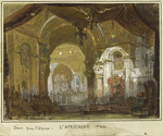 Chaperon, Philippe - Stage design for the Opera L'Africaine by G. Meyerbeer