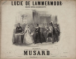 Coindre, Victor - Cover of the score of the opera Lucia di Lammermoor by Gaetano Donizetti