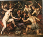 Tintoretto, Domenico - The Temptation of Saint Anthony