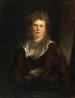 Lenbach, Franz, von - Portrait of Countess Elisabeth zu Sayn-Wittgenstein-Sayn (1845-1883)