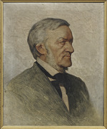 Lenbach, Franz, von - Portrait of the Composer Richard Wagner (1813-1883)