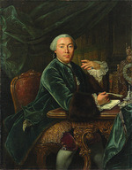 Lueders, David - Portrait of Grigory Nikolayevich Teplov (1717-1779)