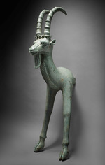 Central Asian Art - Throne element in the shape of an ibex