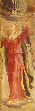 Angelico, Fra Giovanni, da Fiesole - Angel making music (From the Tabernacle of the Linaioli)