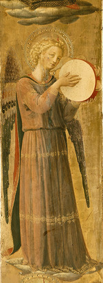 Angelico, Fra Giovanni, da Fiesole - Angel making music (From the Tabernacle of the Linaioli)