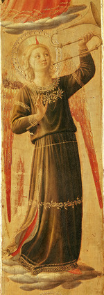Angelico, Fra Giovanni, da Fiesole - Angel making music (From the Tabernacle of the Linaioli)