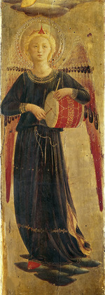 Angelico, Fra Giovanni, da Fiesole - Angel making music (From the Tabernacle of the Linaioli)