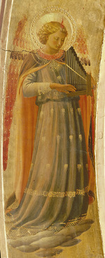 Angelico, Fra Giovanni, da Fiesole - Angel making music (From the Tabernacle of the Linaioli)