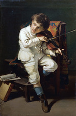 Pezzotta, Giovanni - Niccolò Paganini as a boy playing the violin