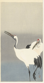 Ohara, Koson - Two cranes