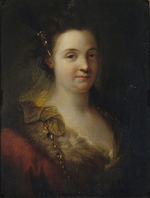 Grimou, Alexis - Portrait of Marie Anne de Châteauneuf, called Mademoiselle Duclos