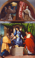 Lotto, Lorenzo - Madonna delle rose (Madonna of the Roses)