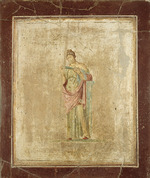 Roman-Pompeian wall painting - Female Figure (Calliope) 