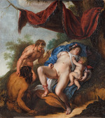 Rubens, Pieter Paul - Sleeping Venus with Cupid Watched by Satyrs 