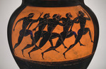 Euphiletos, Attic vase painter - Panathenaic prize amphora with marathon runners at the Olympic games