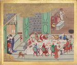 Ishizaki, Yushi - Dutch Banquet at Christmas Eve. From Bankan-Zu, Smith-Lesouëf Japonais 188