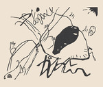 Kandinsky, Wassily Vasilyevich - Black Spot (Schwarzer Fleck). From Klänge (Sounds) 