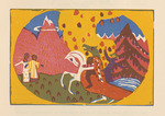 Kandinsky, Wassily Vasilyevich - Mountains (Berge). From Klänge (Sounds) 