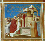 Giotto di Bondone - Presentation of the Virgin in the Temple (From the cycles of The Life of the Blessed Virgin Mary)