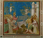 Giotto di Bondone - The Entry of Christ into Jerusalem (From the cycles of The Life of Christ)
