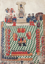 Wriothesley, Sir Thomas - King Henry VIII at the opening of the Parliament of England at Bridewell Palace
