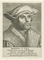 Galle, Philipp (Philips) - Portrait of Damião de Góis (1502-1574) after Albrecht Dürer  