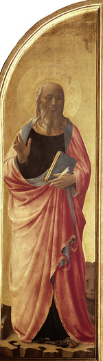 Angelico, Fra Giovanni, da Fiesole - Saint John the Evangelist (right shutter panel of the Tabernacle of the Linaioli) 