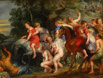 Rubens, Peter Paul, (School) - Cloelia Passing the Tiber