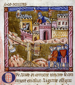 Anonymous - The Siege of Antioch. Miniature from the Historia by William of Tyre