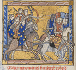 Anonymous - Amazons in battle. From Histoires Roger