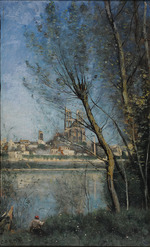 Corot, Jean-Baptiste Camille - Mantes (le matin) 