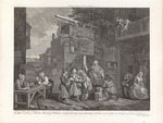 Hogarth, William - Four Prints of an Election: Canvassing for Votes, Plate II