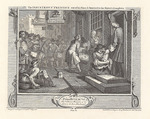 Hogarth, William - Series Industry and Idleness, Plate 6: The Industrious 'Prentice out of his Time, and Married to his Master's Daughter