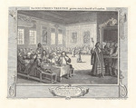 Hogarth, William - Series Industry and Idleness, Plate 8: The Industrious 'Prentice grown rich, and Sheriff of London