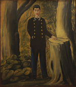 Pirosmani, Niko - Portrait of Ilia Zdanevich