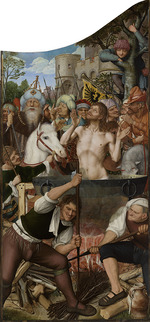 Massys, Quentin - Altarpiece of the Joiners' Guild. The Martyrdom of Saint John the Baptist