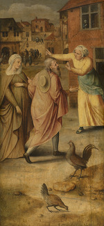 Massys (Matsys), Jan - Mary and Joseph seeking refuge in Bethlehem